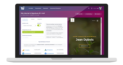 Site internet gratuit pour CGP